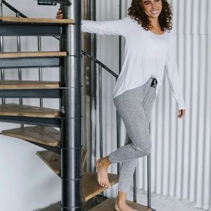 NEW Zyia Ash Lounge Boyfriend Sweats
